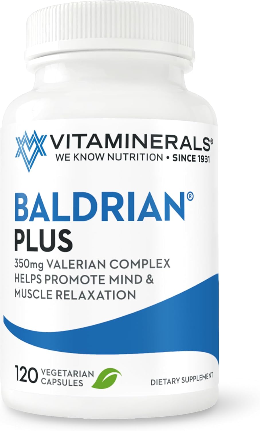 Valerian Extract Supplement for Natural Relaxation Support (120 Capsules)