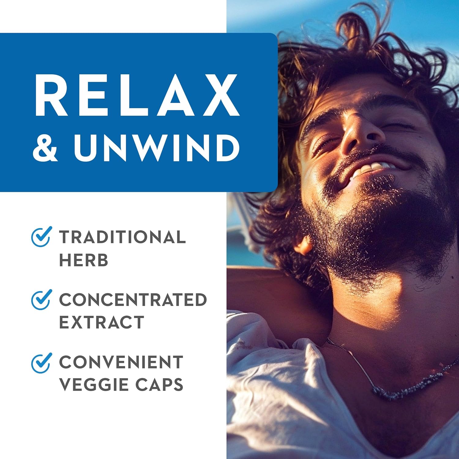 Valerian Extract Supplement for Natural Relaxation Support (120 Capsules)