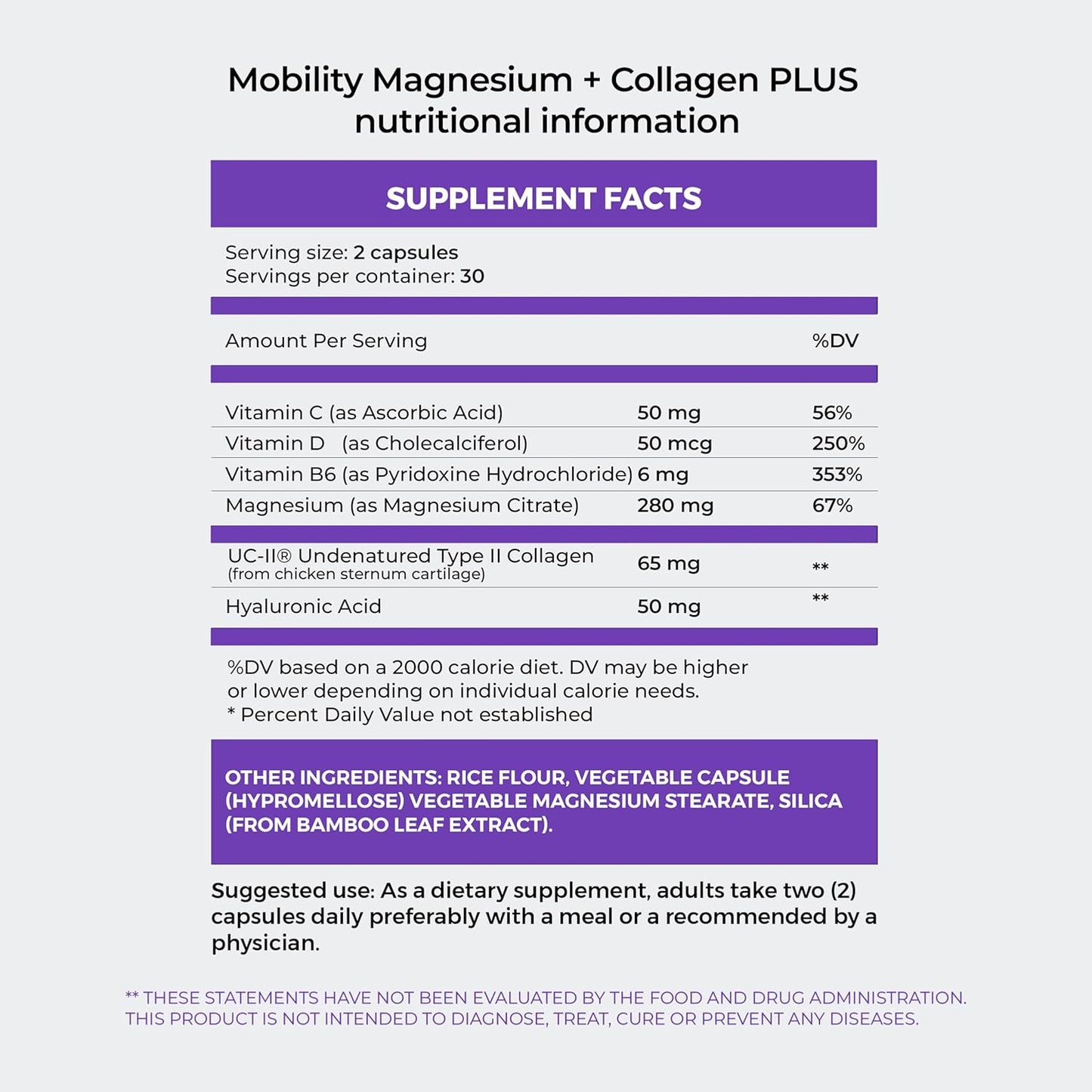 Valerian Root Sweet Dreams Tea & Mobility Magnesium Collagen Capsule Wellness Bundle - 60 Servings