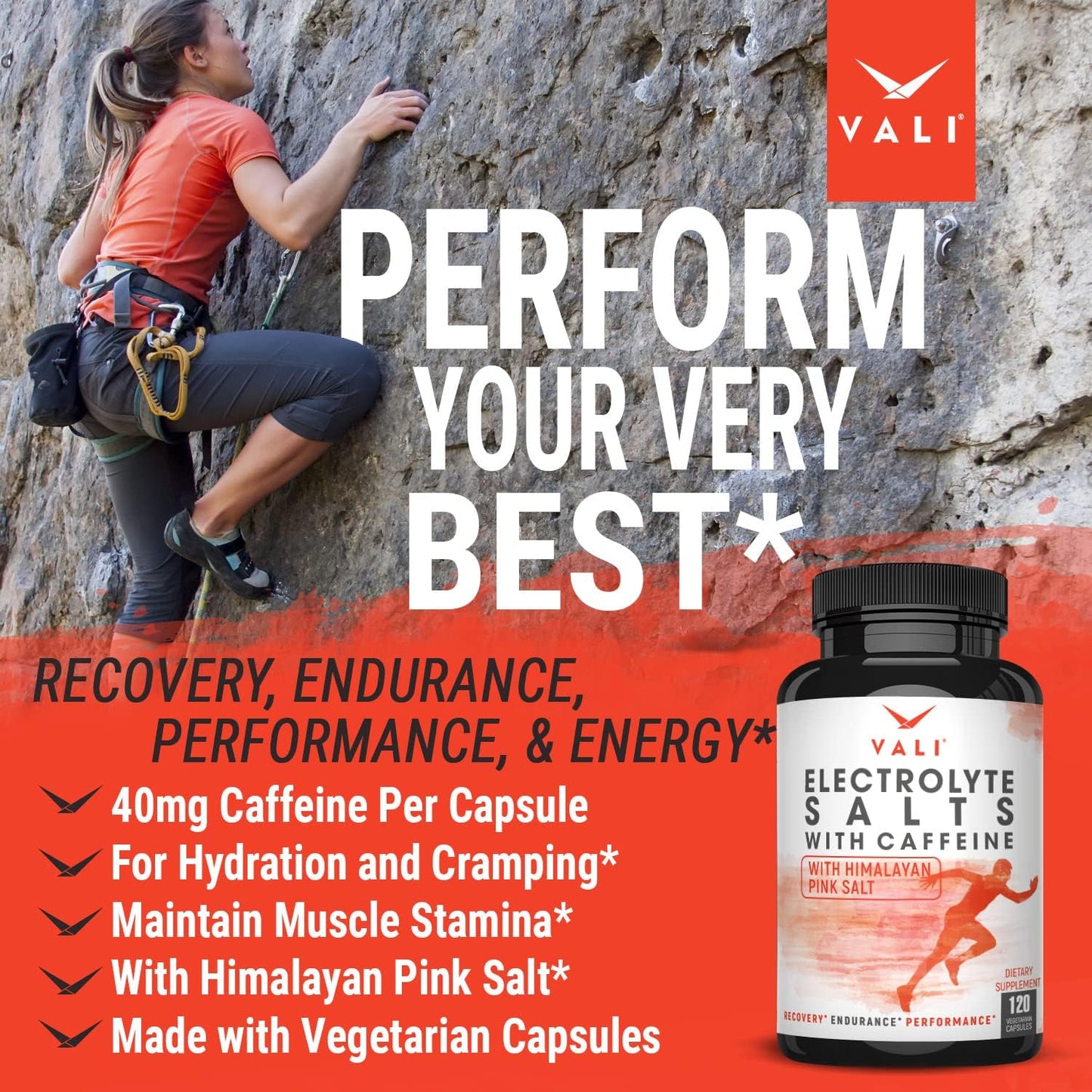 VALI Neuro Force Electrolyte Salts with Caffeine Bundle - Nootropic Brain Booster & Hydration Recovery Supplement