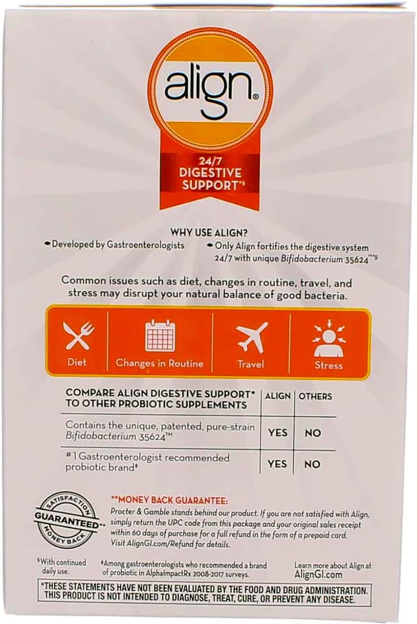 Value Pack: 140 Align Digestive Care Probiotic Supplement Capsules