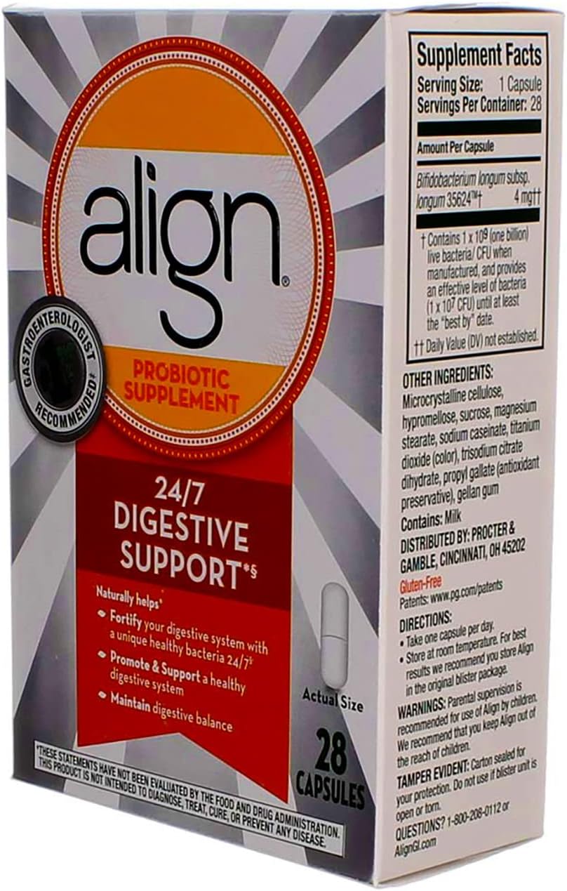 Value Pack: 140 Align Digestive Care Probiotic Supplement Capsules