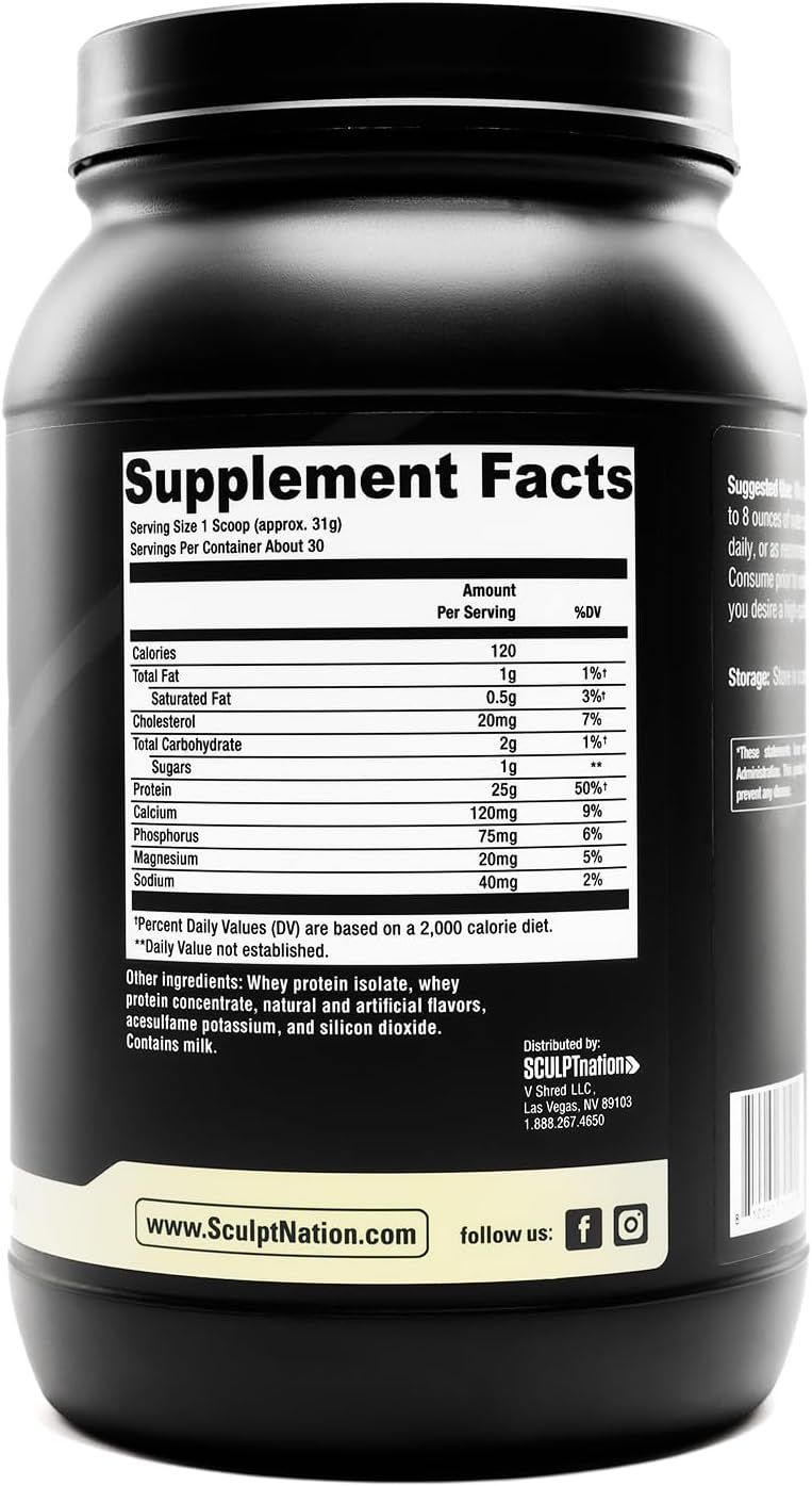 Vanilla and Apple Cider Vinegar Protein Bundle by Sculpt Nation and V Shred