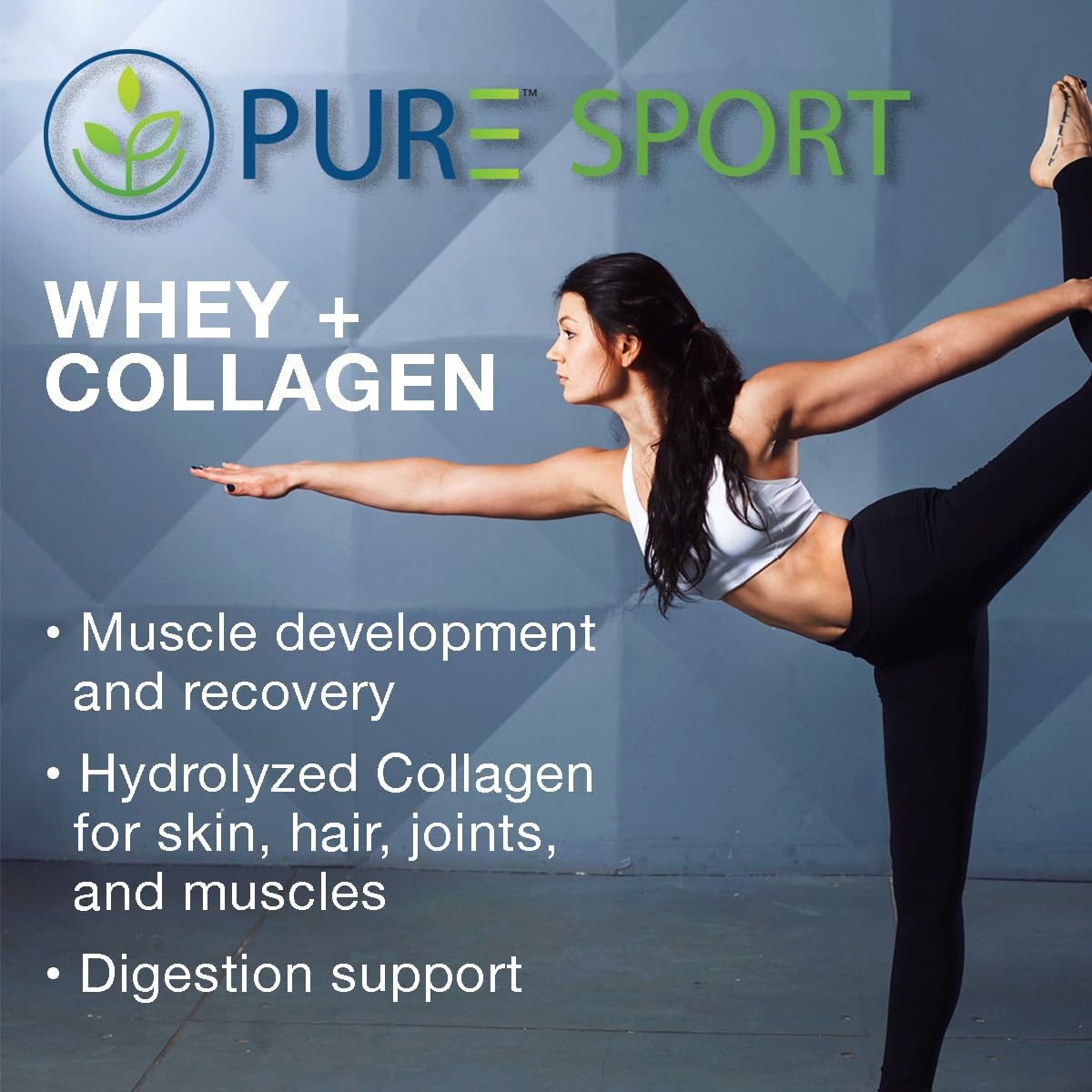 Vanilla Bean Pure Whey Protein with Collagen Blend