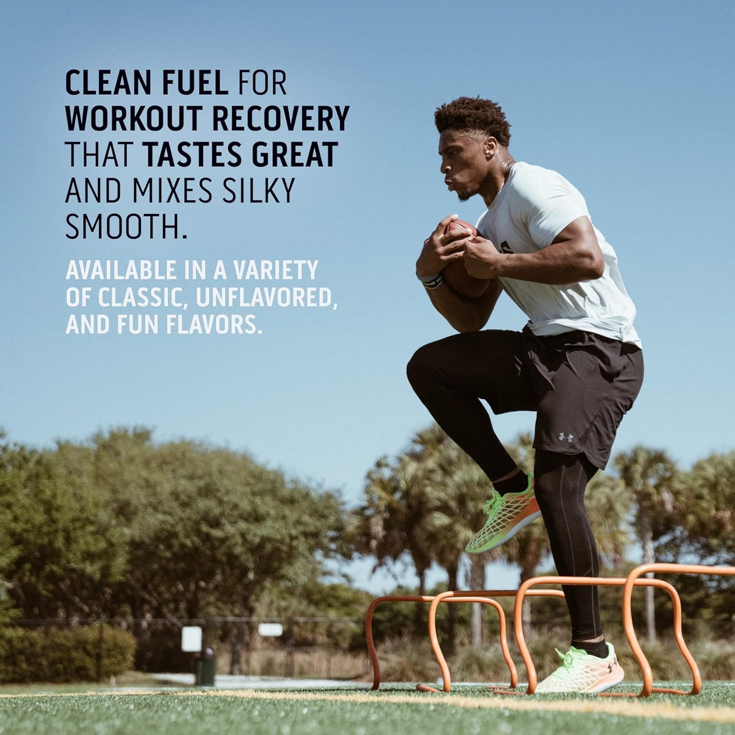 Vanilla Bean Whey Protein Isolate Powder - 100% Ascent Whey, Zero Artificial Ingredients, Gluten & Soy Free, 5.5g BCAA, 2.6g Leucine, Essential Amino Acids - 2 lb
