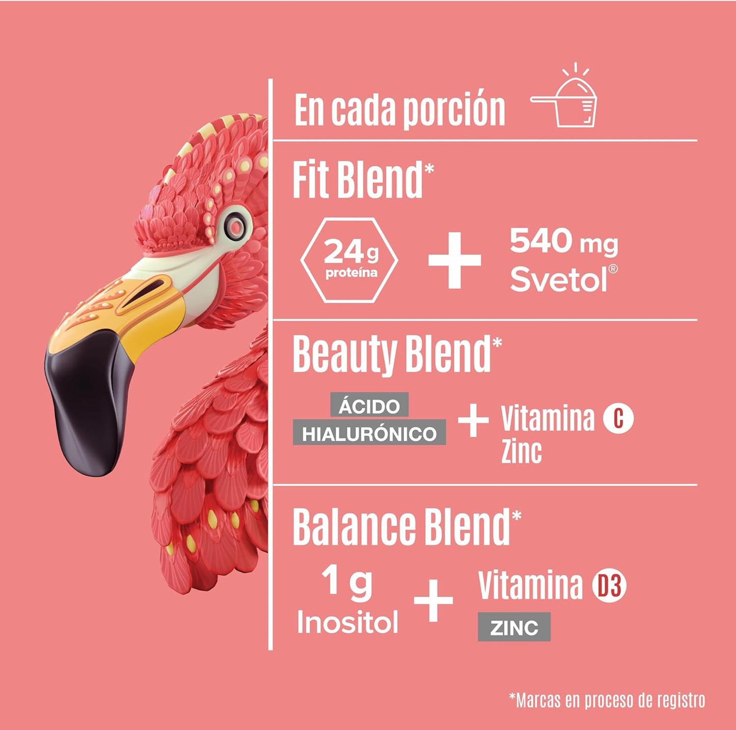 Vanilla Birdman Fitmingo Vegan Protein Powder with Inositol, Collagen Boosters, Hyaluronic Acid and Vitamins - Low Carb, Dairy Free, 23g Plant Based Protein