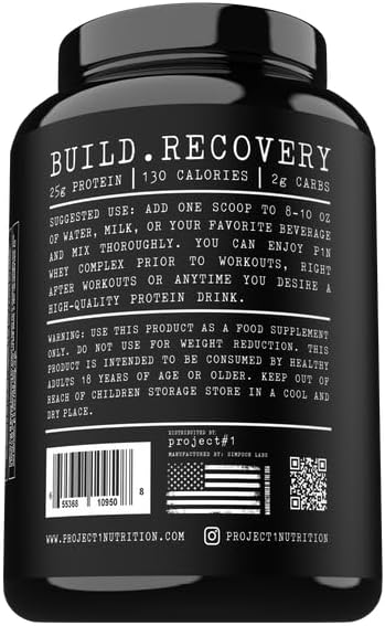 Vanilla Cake Whey Protein Isolate Powder for Muscle Growth & Recovery - 28 Servings