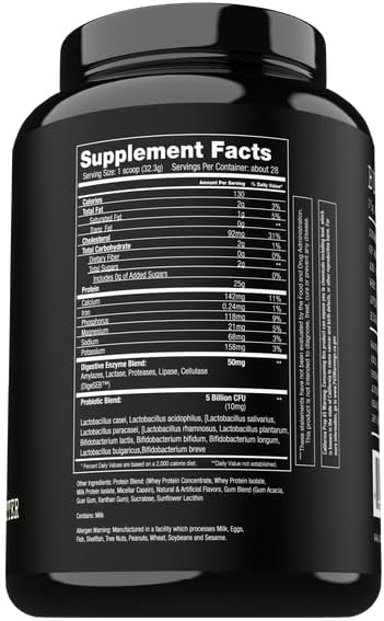 Vanilla Cake Whey Protein Isolate Powder for Muscle Growth & Recovery - 28 Servings