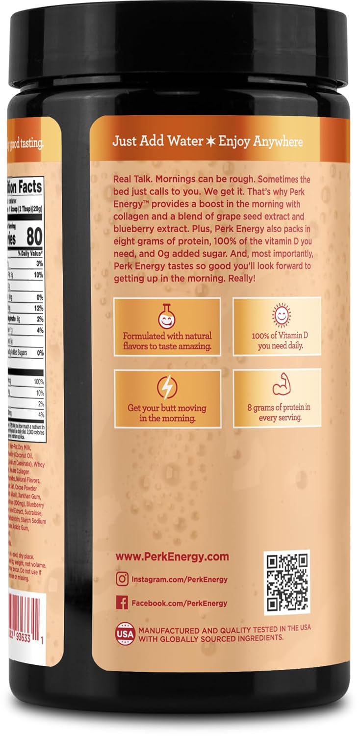 Vanilla Caramel Steamer Drink Powder - 20 Servings, Gluten-Free & Peanut-Free