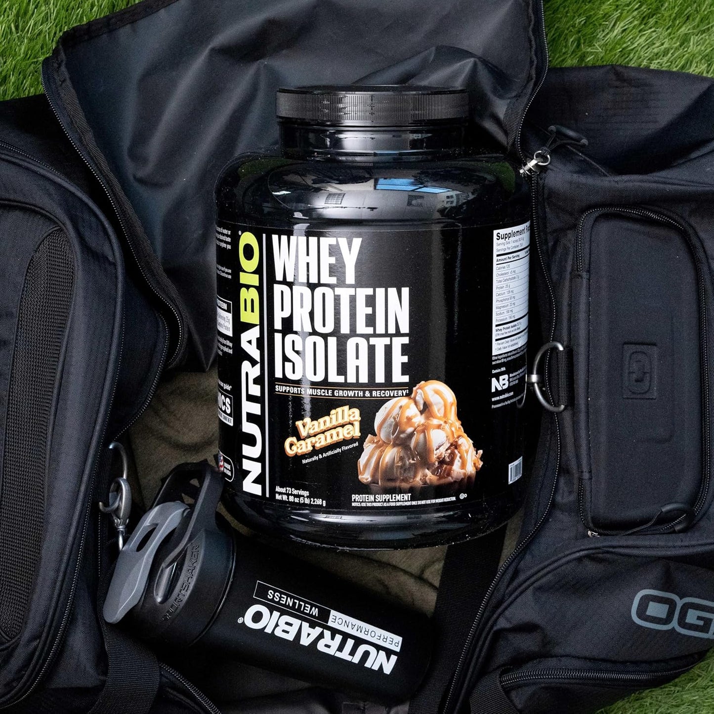 Vanilla Caramel Whey Protein Isolate Powder - 25g Protein, Complete Amino Acid Profile, Soy & Gluten Free, Non-GMO - 5 lb