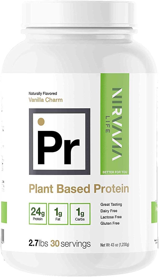 Vanilla Charm Pr Protein Powder by Nirvana Life Nutrition - High Quality Plant-Based Protein Supplement