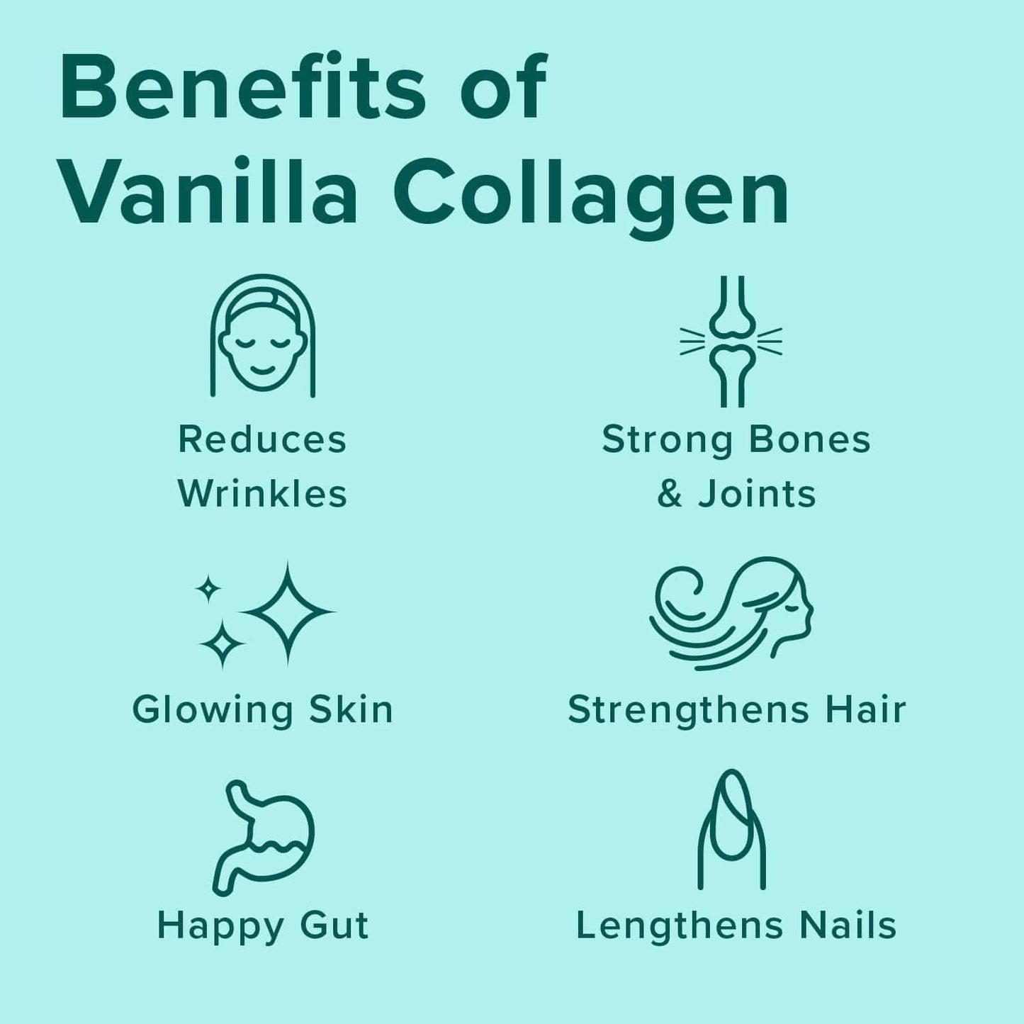 Vanilla Collagen Peptides Powder for Gut Health and Joint Support, Grass-Fed Hydrolyzed Protein for Hair, Skin, Nails - Paleo and Keto Friendly (10.37 oz)