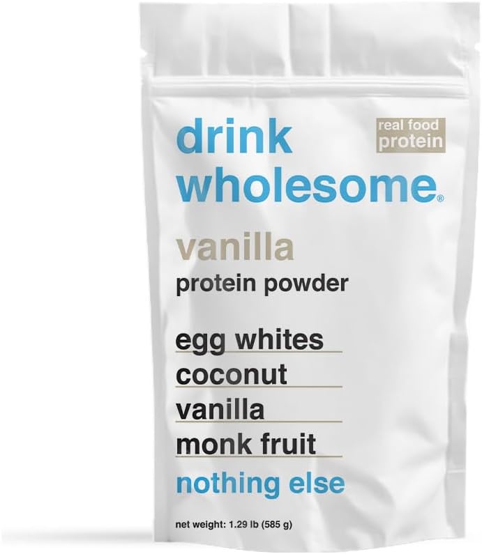 Vanilla Egg White Protein Powder - Sensitive Stomach Friendly, Dairy & Lactose Free, No Artificial Sweeteners - Carnivore & Paleo Approved - Safe for Kids & Seniors - BoostGo Australia
