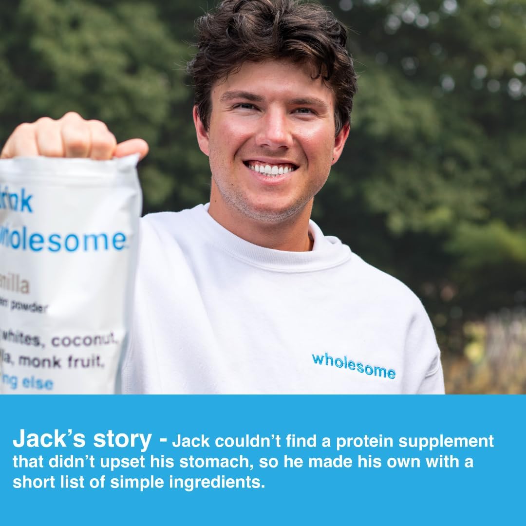 Vanilla Egg White Protein Powder - Sensitive Stomach Friendly, Dairy & Lactose Free, No Artificial Sweeteners - Carnivore & Paleo Approved - Safe for Kids & Seniors - BoostGo Australia