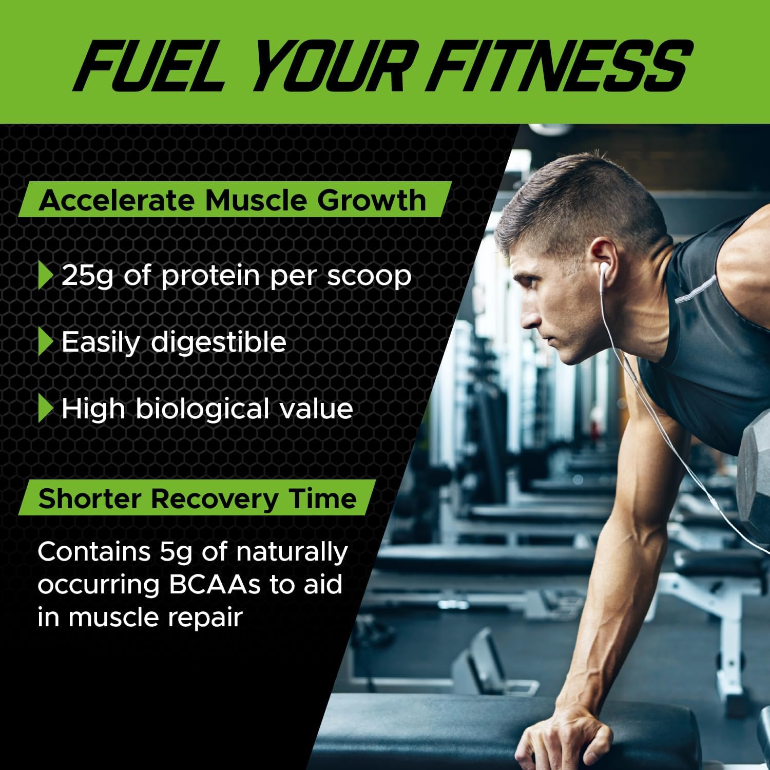 Vanilla Flavor Swanson Full Potential Whey Protein Powder - 25g Protein for Muscle Growth and Recovery