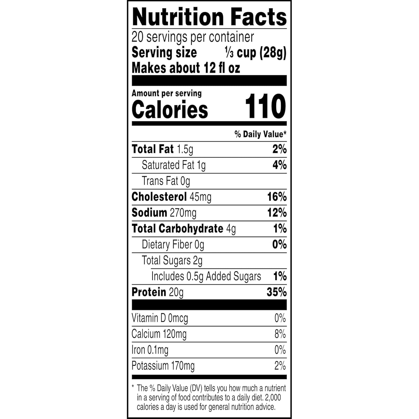 Vanilla Gatorade Whey Protein Powder, 20 Servings, 20g Protein, 19.7 Oz Canister