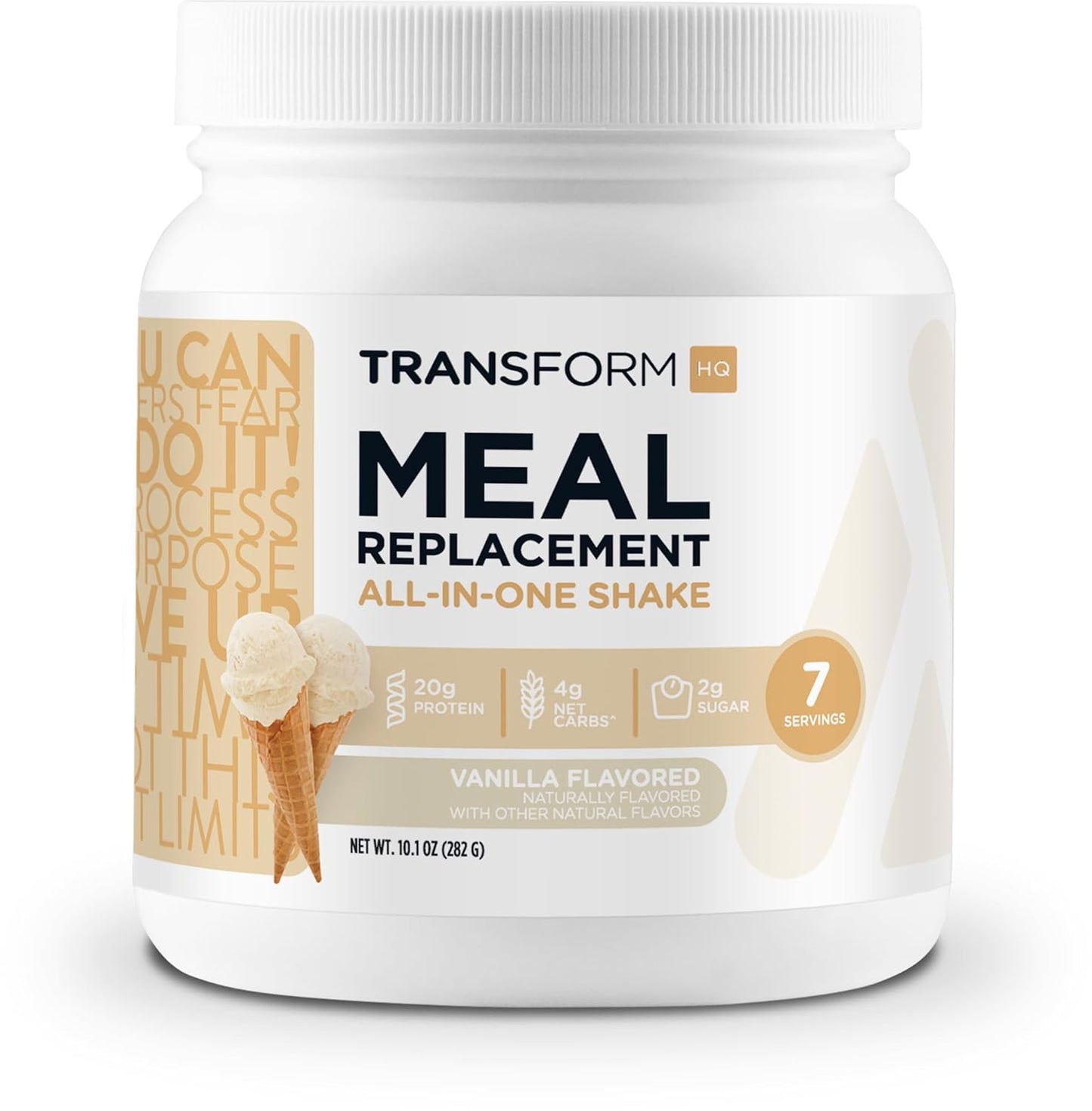 Vanilla Meal Replacement Shake Powder - Gluten Free, Non-GMO - 7 Servings from TransformHQ