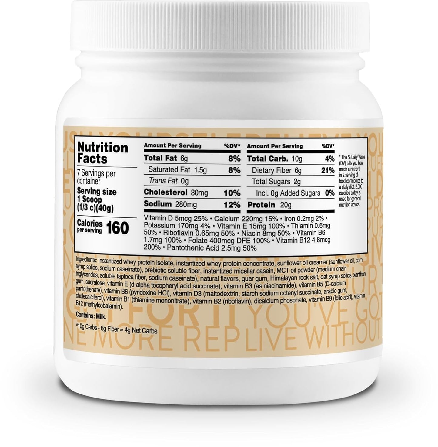 Vanilla Meal Replacement Shake Powder - Gluten Free, Non-GMO - 7 Servings from TransformHQ