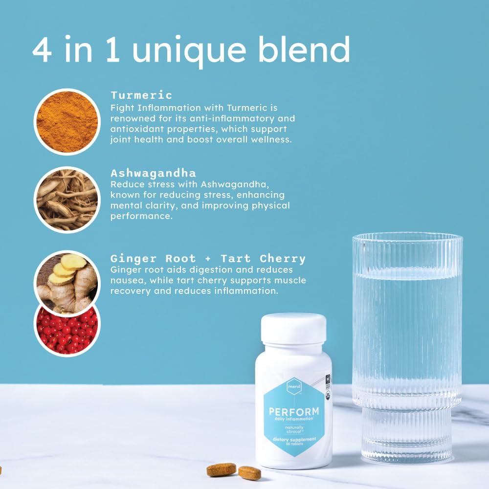 Vanilla MEND Perform and Regenerate Bundle: Relieve Aches, Support Muscle Health, Increase Energy and Endurance