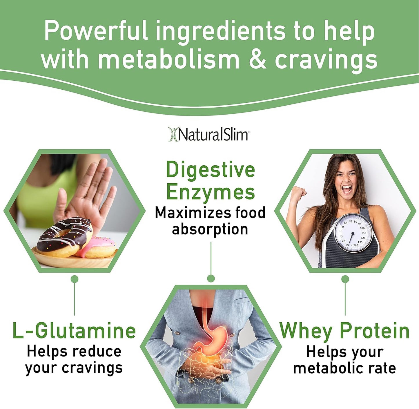 Vanilla Metabolic C-Plus Meal Replacement Protein Powder - Immune Support with Vitamin C, Zinc, Amino Acids - Low Carb Shake - 10 Servings