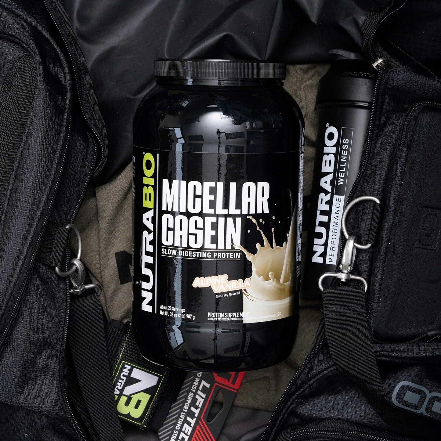 Vanilla Micellar Casein Protein Powder - 2 lbs - Slow Digesting - Muscle Growth - Essential Amino Acids - Non-GMO - Gluten & Soy Free