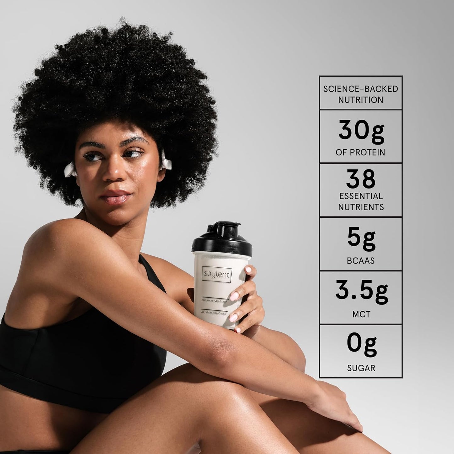Vanilla Soylent Protein Powder with 30g Protein for Muscle Growth & Recovery - Vegan, Gluten Free Shake Mix with BCAAs, DHA, MCT, 28 Vitamins & Minerals - 1.25lb