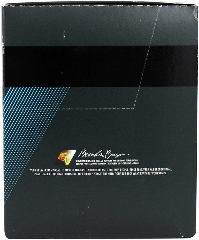 Vanilla Vega Sport Premium Vegan Protein Powder - 30g Plant Protein, 5g BCAAs, Low Carb, Keto, Dairy/Gluten Free, Non GMO - Pea Protein Sachets, 12 Pack