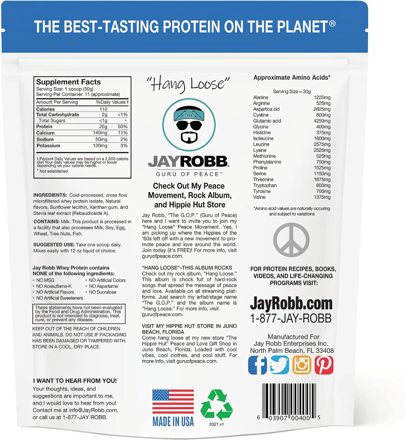 Vanilla Whey Isolate Protein Powder - Low Carb, Keto, Vegetarian, Gluten Free - 12 oz - No Sugar, No Fat, No Soy, Non-GMO, Best-Tasting
