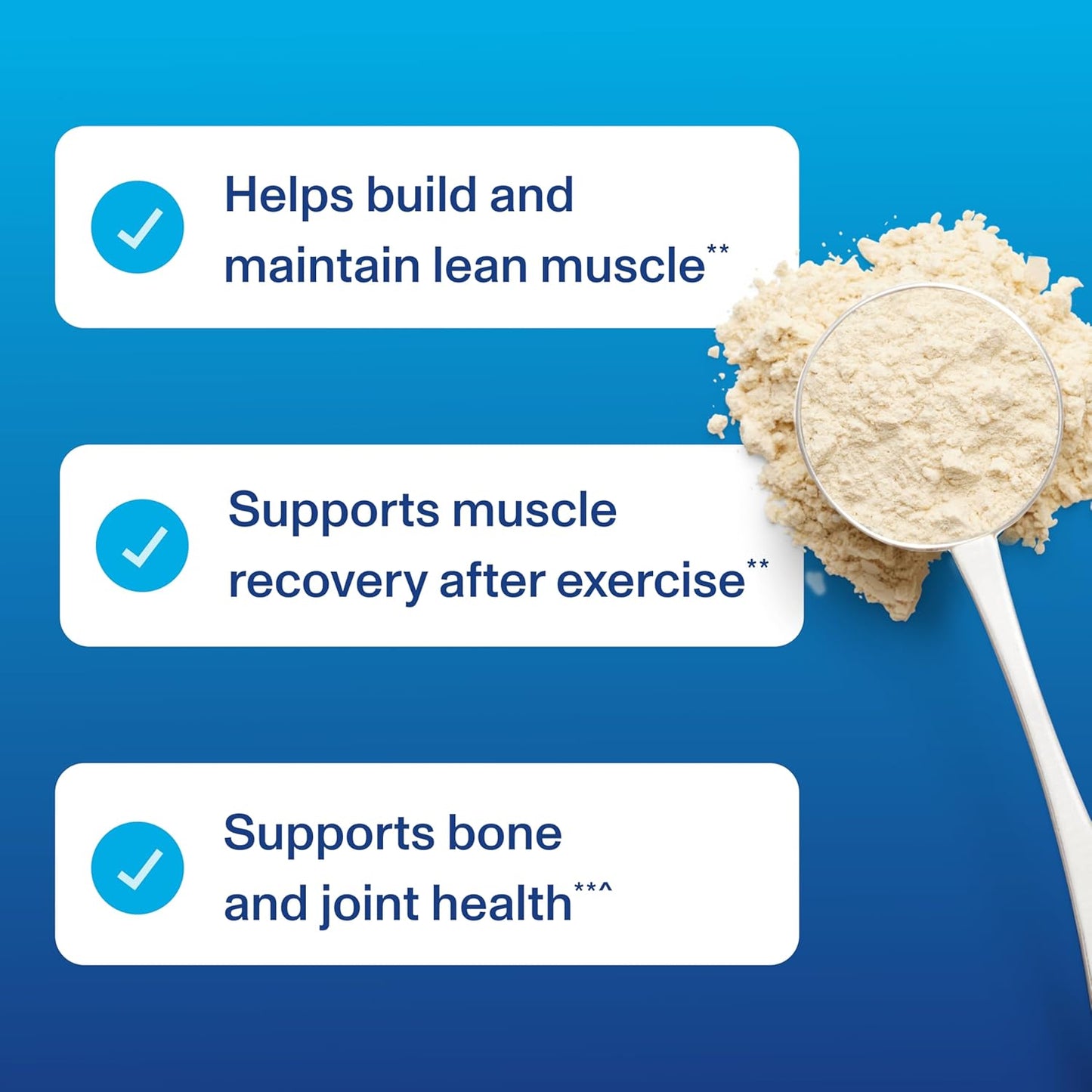 Vanilla Whey Protein Powder with Collagen Peptides, 24g Protein, Vitamin C, Joint Health Support - 16 Servings, 21.7oz