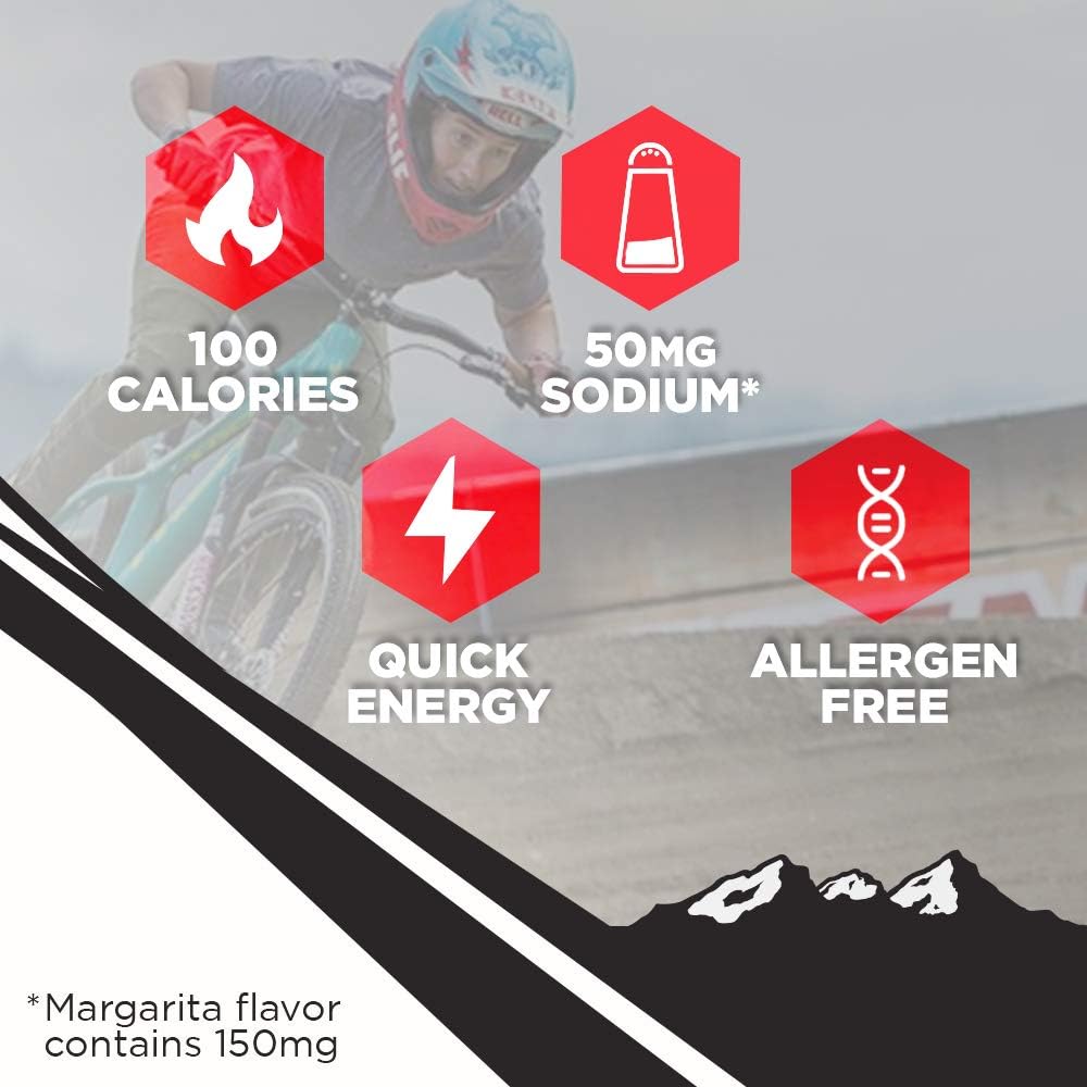 Variety Pack of Clif Shot Bloks Energy Chews - Non-GMO Plant Based Fast Carbs for Cycling and Running - 12 Count Pack - Workout Snack