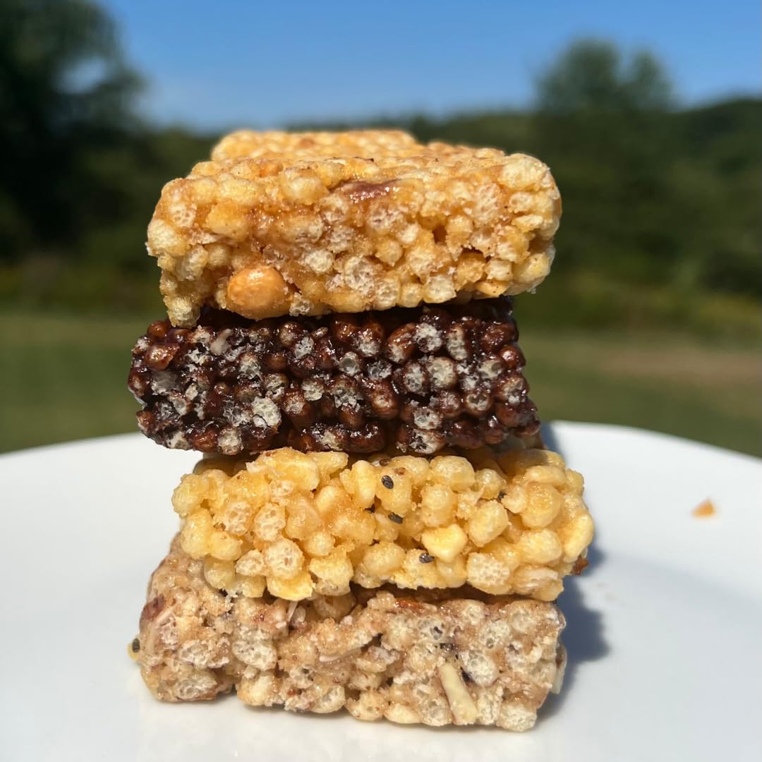 Variety Pack of Individually Wrapped High Protein Bars - Healthy Snacks for Adults & Kids, Low Sugar, Gluten Free, Paleo - Ignite Bars Boost Energy & Fiber, Crunchy Treats