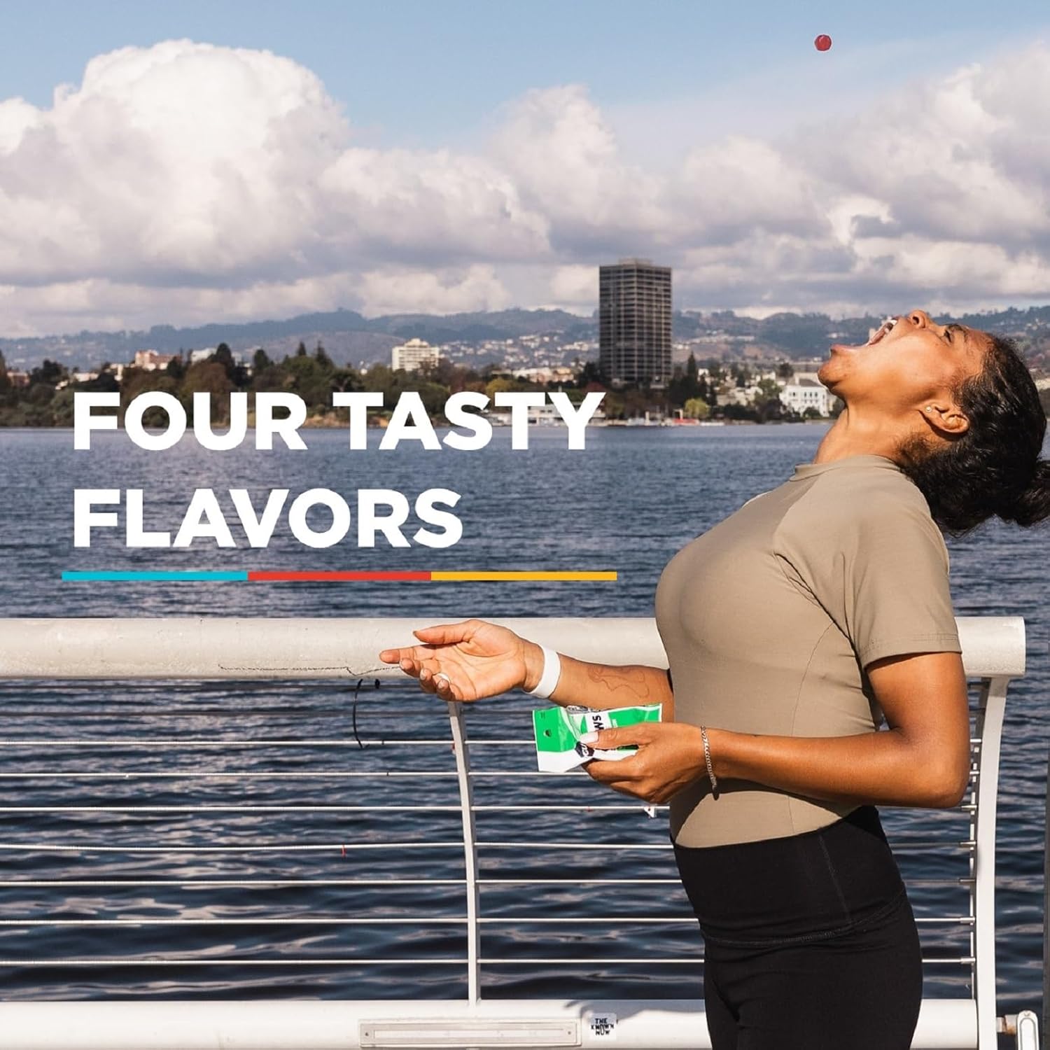 Variety Pack of Vegan Energy Chews with Electrolytes - Gluten-Free and Dairy-Free Energy Gummies for Workouts - 12 Bags (24 Servings)