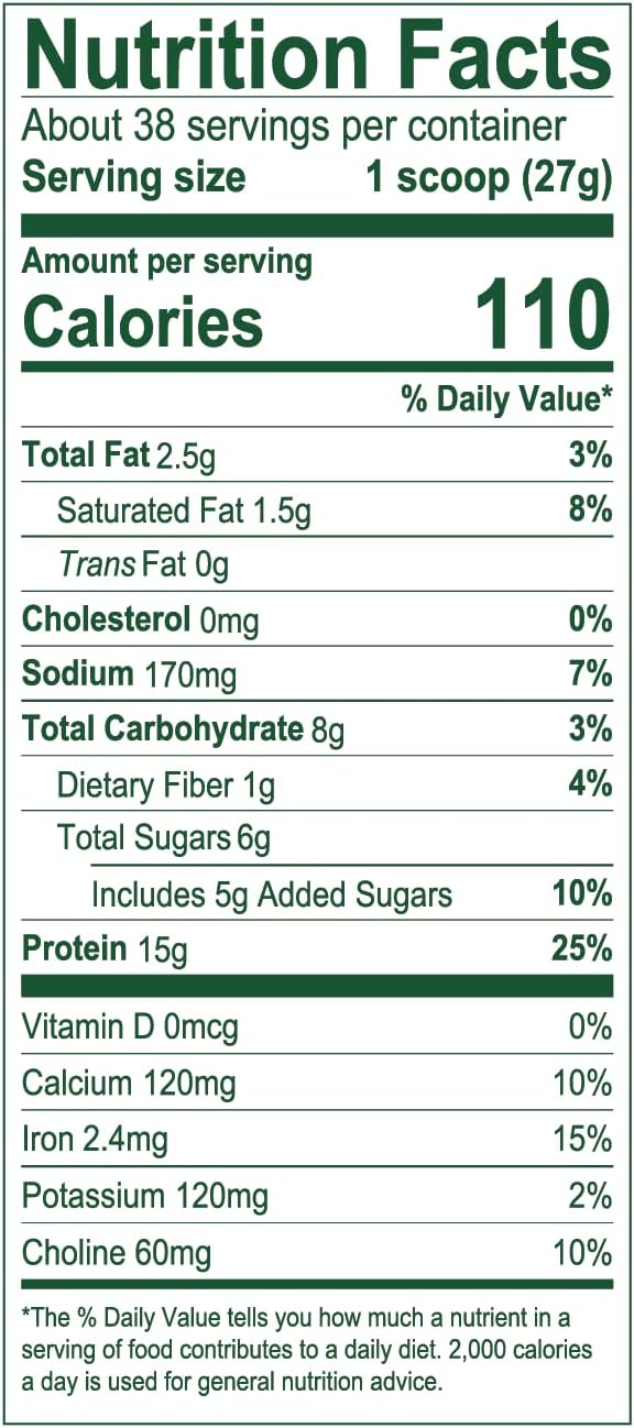 Vega Dark Chocolate Protein Powder - Stevia Free, Vegan, Gluten Free, Plant Based, 36.3oz (2 lbs 4.3 oz) 1.03kg