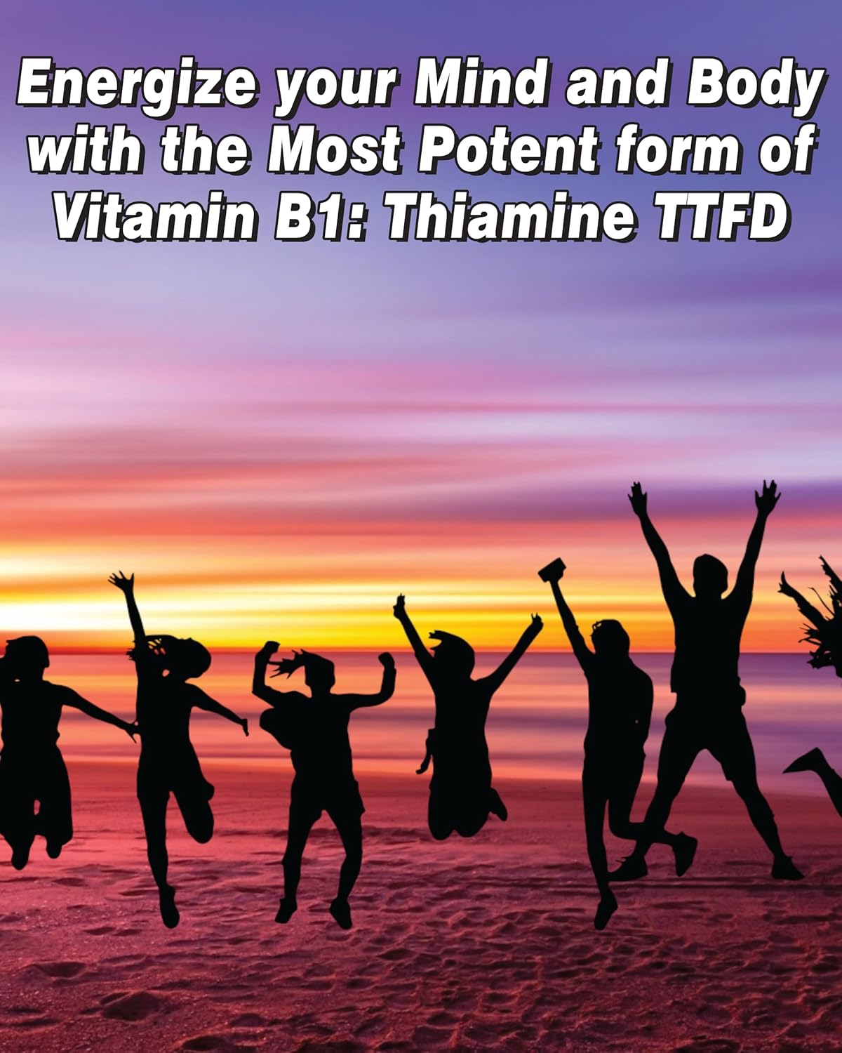Vegan 50mg Thiamine TTFD Integrative Healing Supplement - 250 Capsules, Non-GMO, No Fillers