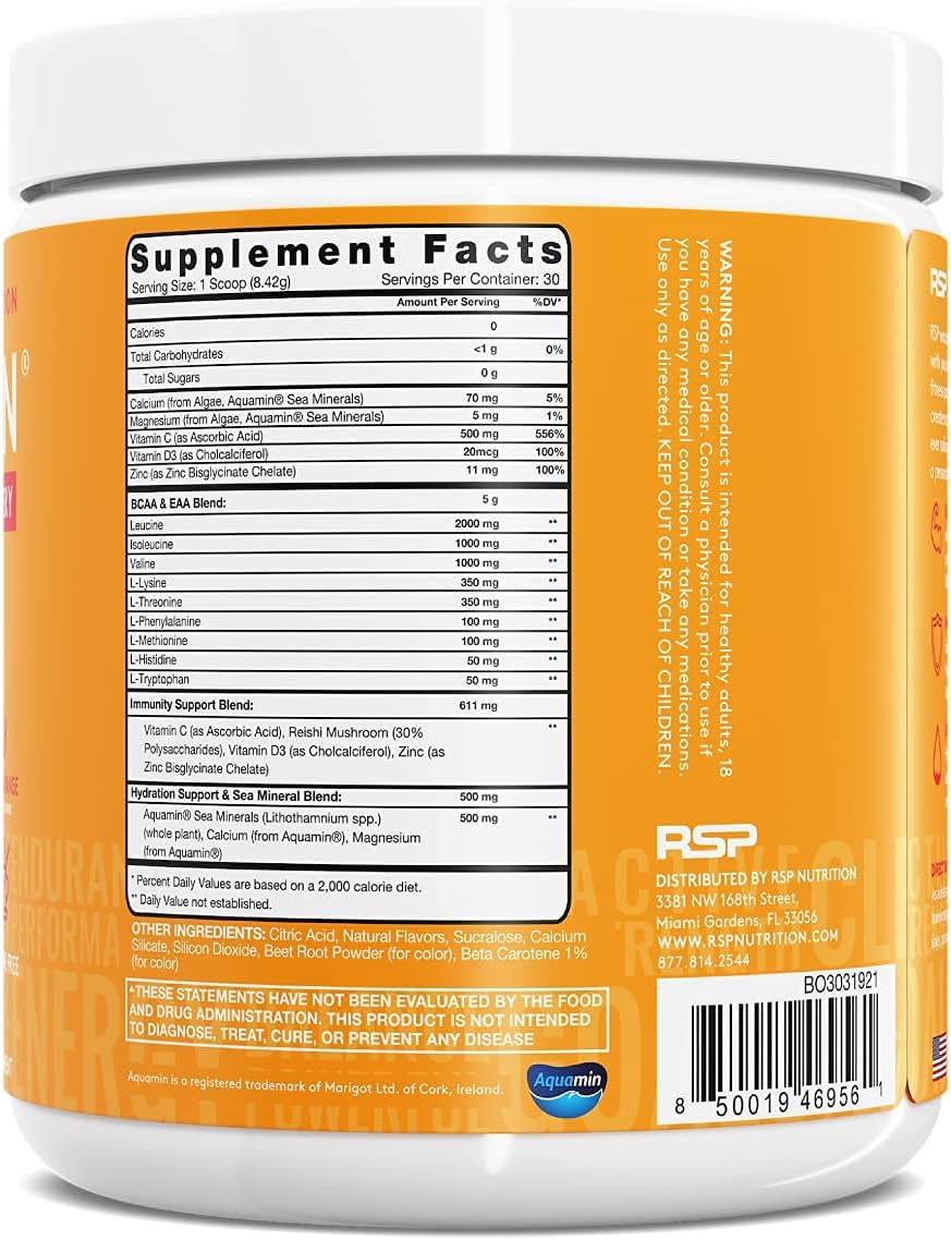 Vegan AminoLean Pre Workout Energy & Post Workout Recovery Bundle (Pineapple Coconut/Blood Orange) - 55 Servings