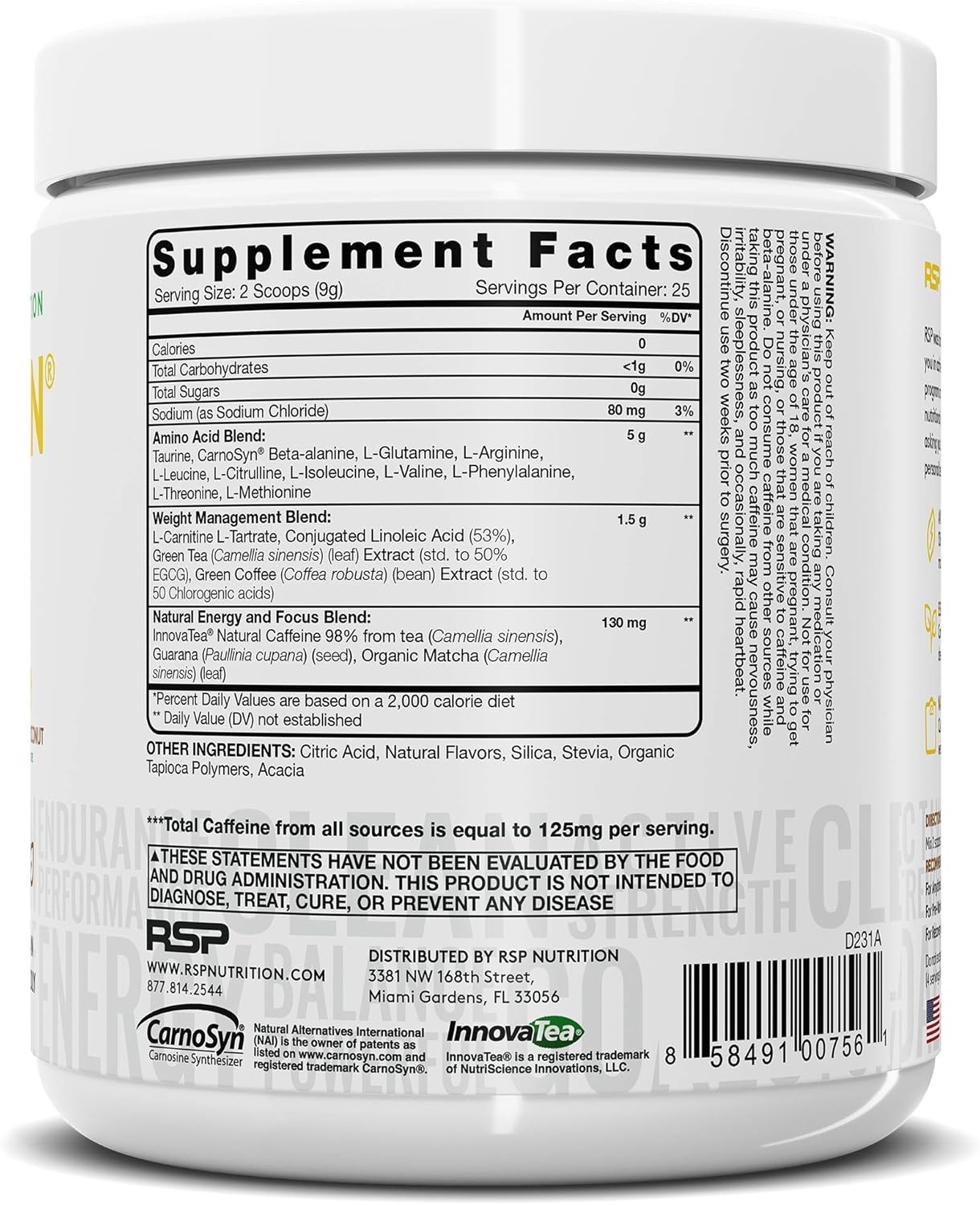 Vegan AminoLean Pre Workout Energy with TrueFit Protein Powder Bundle - Pineapple Coconut & Chocolate Flavor, 25 Servings & 2 LB