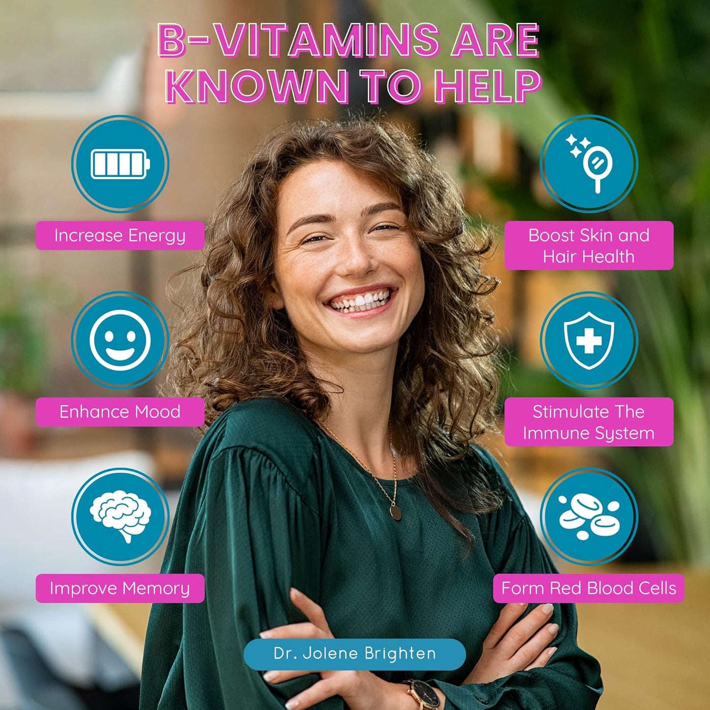 Vegan B-Active Plus: B Vitamin Supplement for Energy, Metabolism, Heart Health, Memory - 60 Capsules