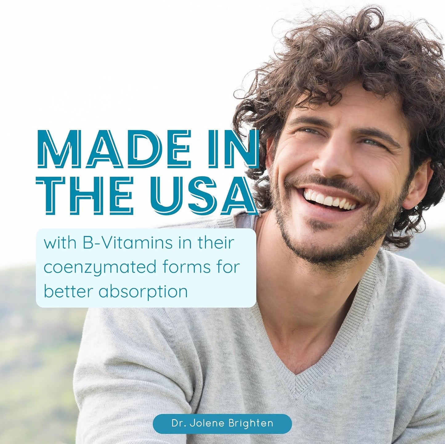 Vegan B-Active Plus: B Vitamin Supplement for Energy, Metabolism, Heart Health, Memory - 60 Capsules