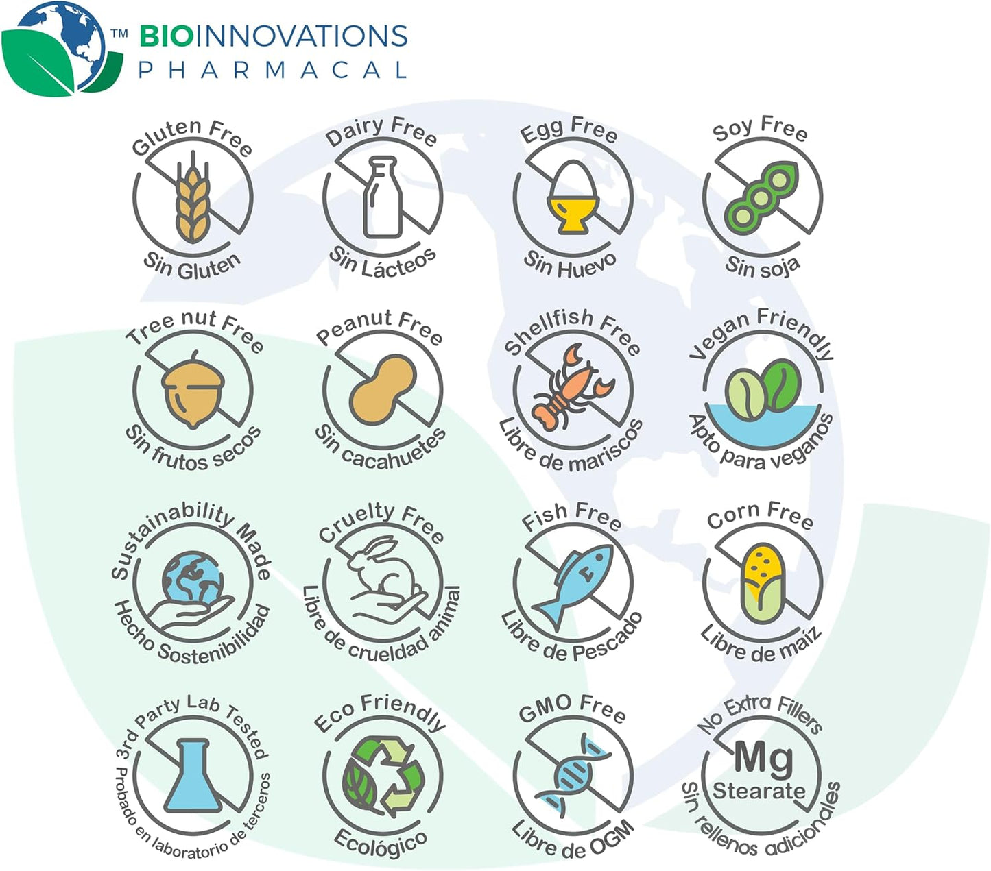 Vegan B Complete with Folate, B Vitamins, and Choline Bitartrate for Energy and Brain Clarity - 100 Capsules