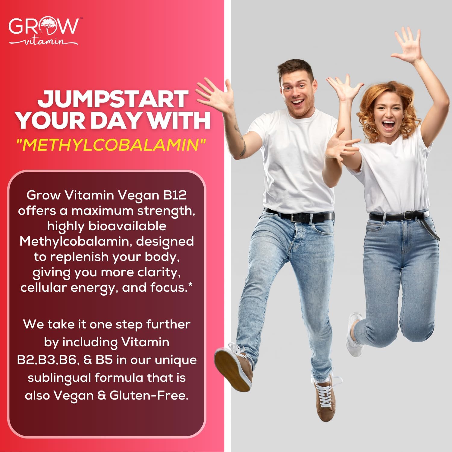 Vegan B12 Complex Liquid Drops - Premium Methylcobalamin Supplement for Hair, Skin, Nails, Energy, Immune System & Mental Focus