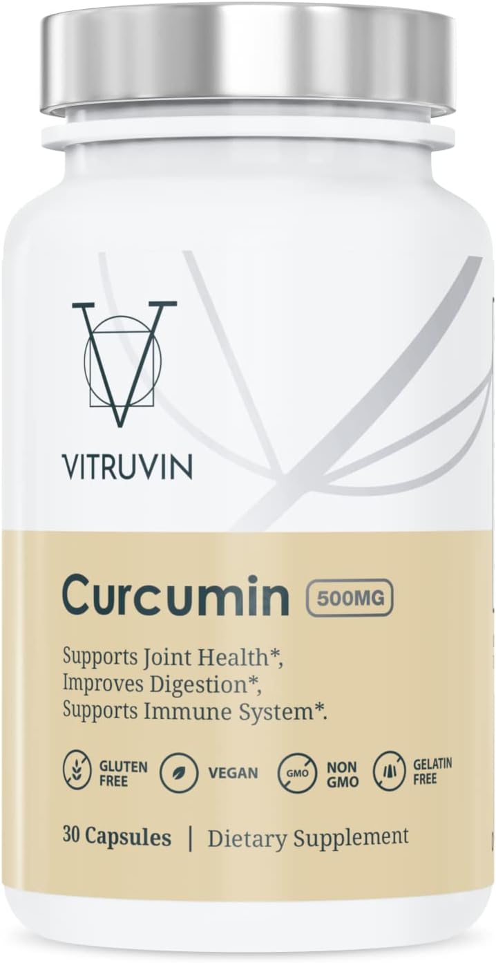 Vegan Beauty + Comfort Pack with COQ10, Trans-Resveratrol, and Curcumin for Healthy Skin, Heart, Joints, and Brain - Non-GMO, Gluten-Free