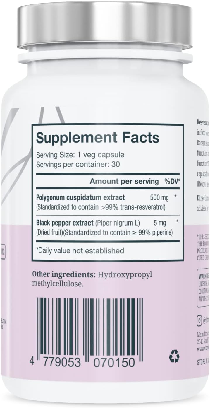 Vegan Beauty + Comfort Pack with COQ10, Trans-Resveratrol, and Curcumin for Healthy Skin, Heart, Joints, and Brain - Non-GMO, Gluten-Free