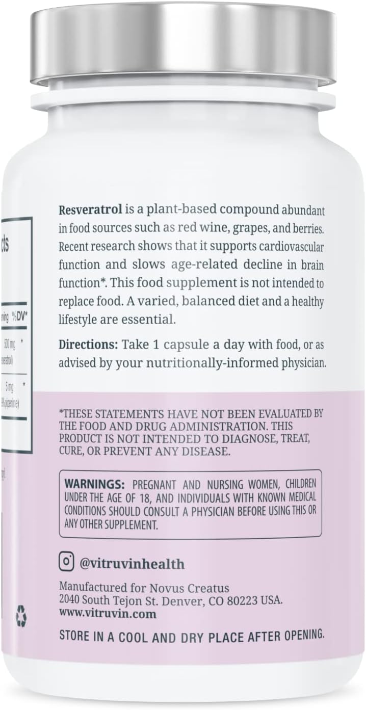 Vegan Beauty + Comfort Pack with COQ10, Trans-Resveratrol, and Curcumin for Healthy Skin, Heart, Joints, and Brain - Non-GMO, Gluten-Free