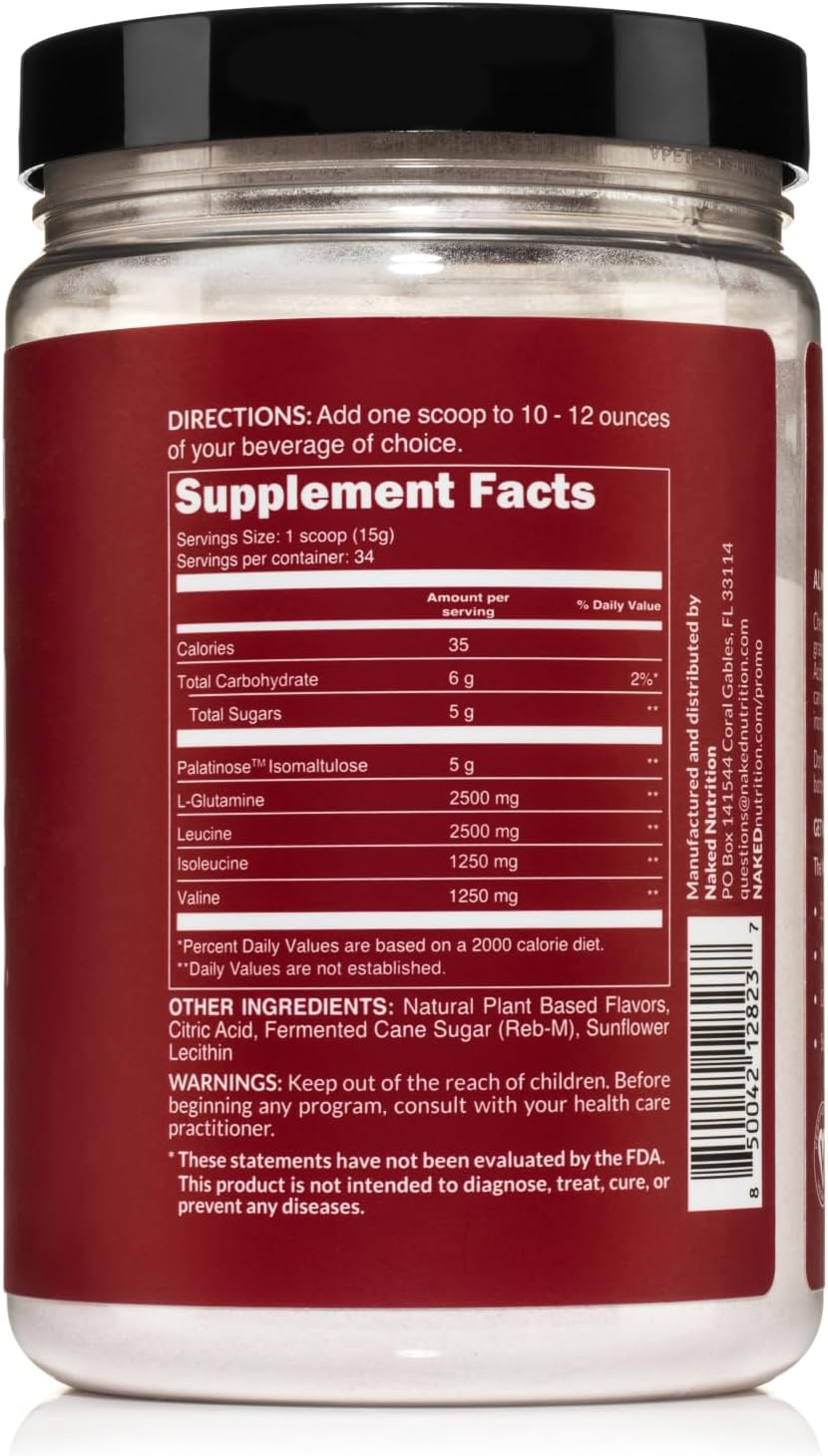 Vegan Cherry Lime BCAA Powder - 100% Pure Amino Acids Supplement (501g) - BoostGo Australia