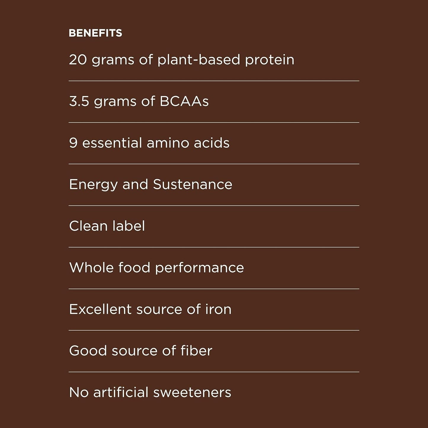 Vegan Chocolate Cacao Protein Powder - 20g Plant-Based Protein Mix - Non-GMO, Gluten-Free - 3.5g BCAAs - 9 Essential Amino Acids - 30-Day Supply - 2 Bags, 30 Servings