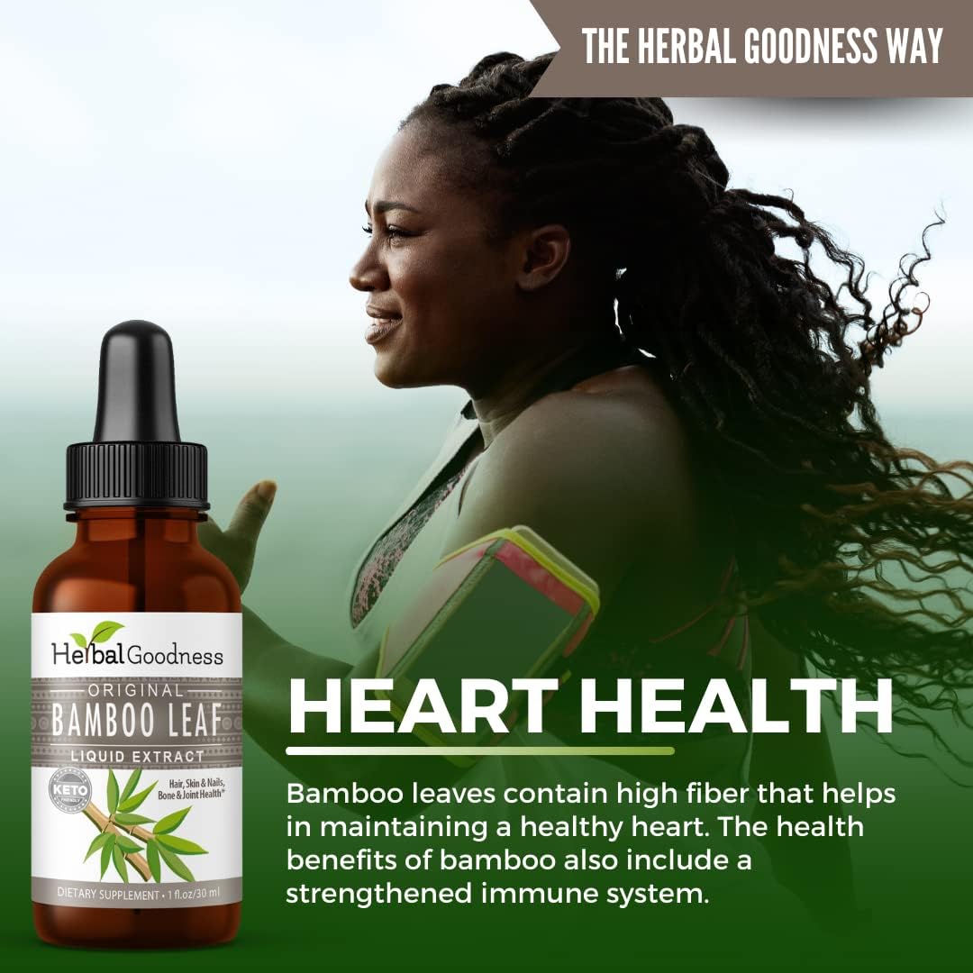 Vegan Collagen Superfood with Bamboo Extract for Hair Growth, Skin, Nails, and Joints - 70% Natural Silica - 12 Bottles of 1oz Dietary Fiber - Herbal Goodness