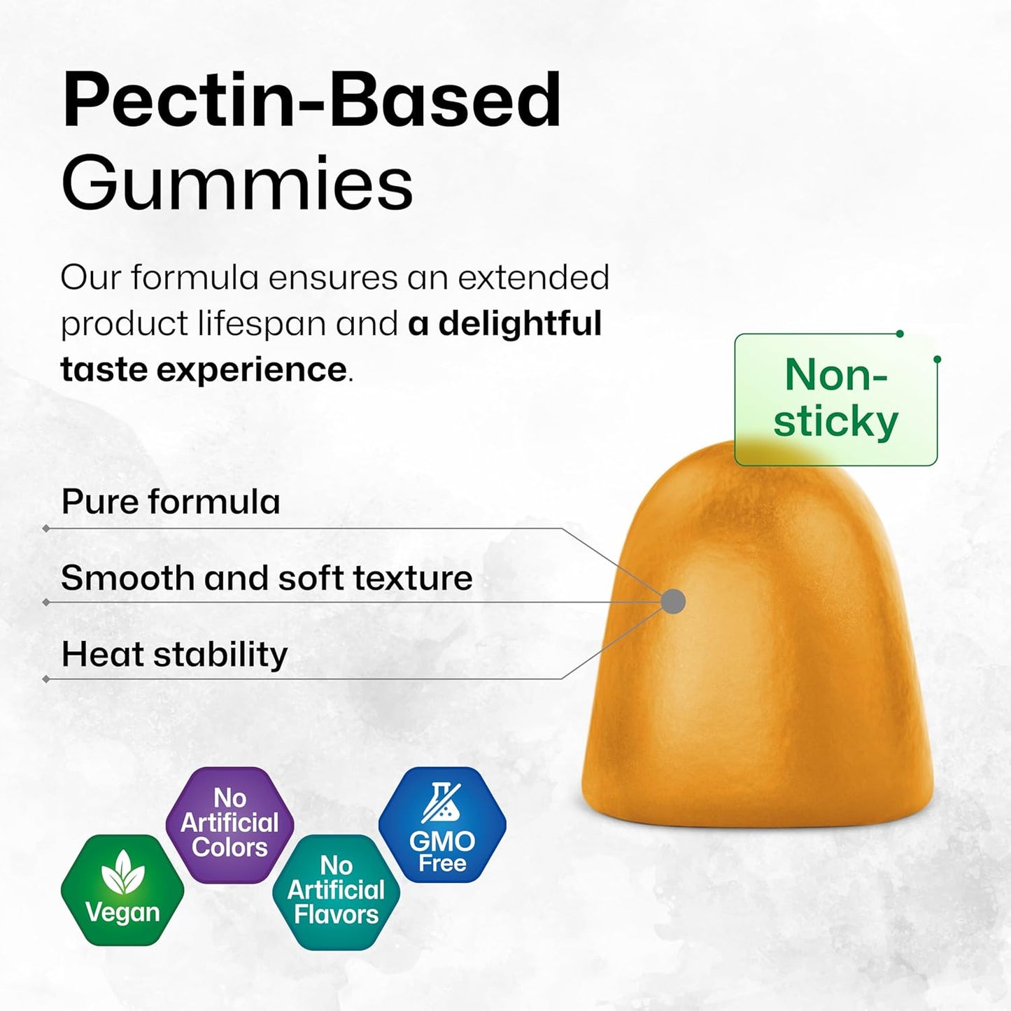 Vegan CoQ10 Gummies with Pectin - 90 Chews - 200mg Coenzyme Q10 Supplement for Adults - Antioxidant Support