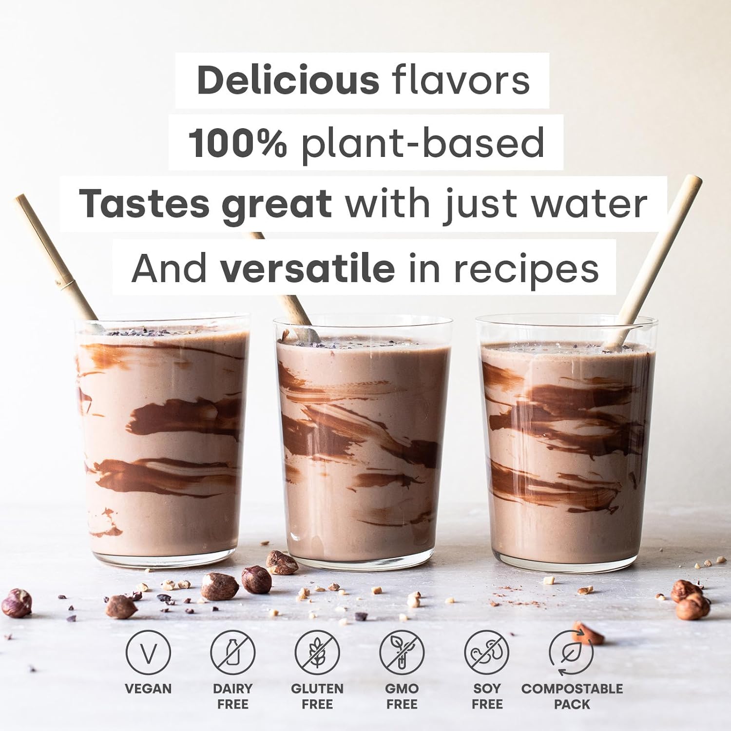 Vegan Form Performance Protein Powder - 30g Plant Based Protein, BCAAs, Digestive Enzymes - Tiramisu Flavor - Ideal for Post Workout Recovery - BoostGo Australia