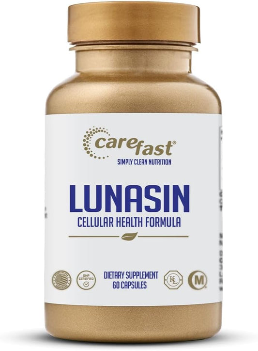 Vegan-Friendly CAREFAST Lunasin Supplement for Cellular Health and Wellness with Triple-Antioxidant Defense