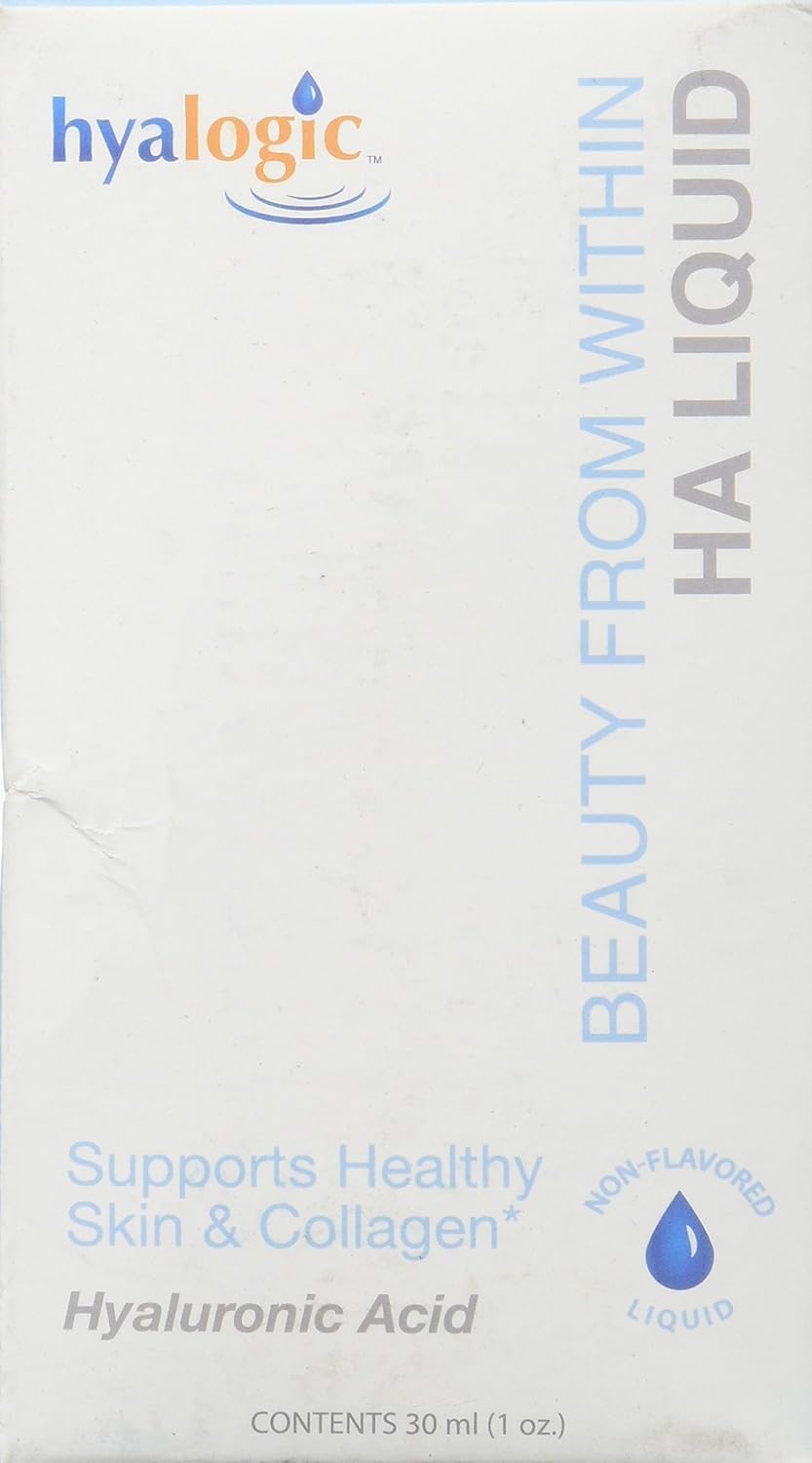 Vegan-Friendly Hyaluronic Acid Liquid Supplement for Daily Skincare - 30 ml Dietary Supplement for Beauty